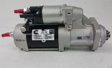 Стартер 24V 6Kw {10з, D=39} 5267912 (5363431, 3965282, 3908594) - 4/6ISBe,ISDe (Е5) (Аналог)